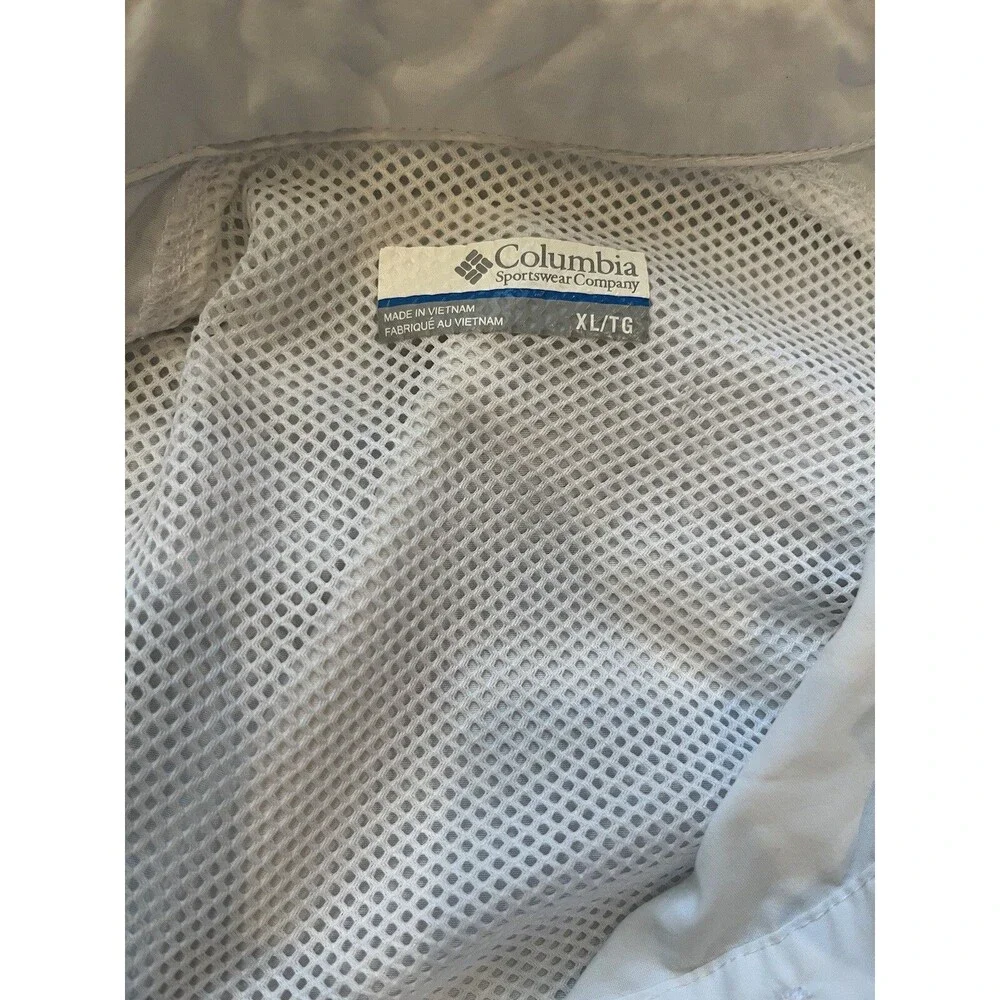 Columbia Youth?  White Performance Fishing Gear  PFG Vented Long Sleeve - READ - Picture 5 of 8